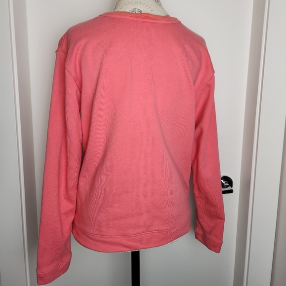 Anne Taylor Pink French Sweatshirt - Picture 3 of 12
